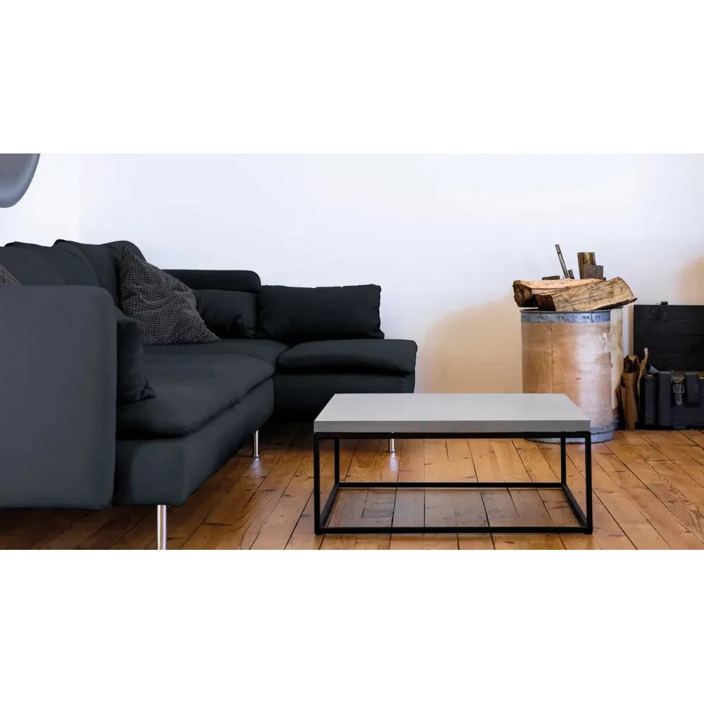 PERSPECTIVE 1300X700 BLACK COFFEE TABLE