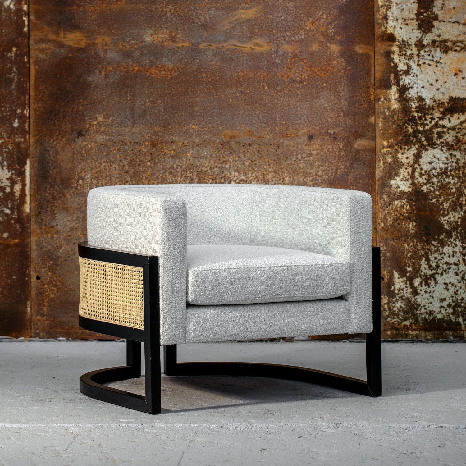 Julius Caned Armchair