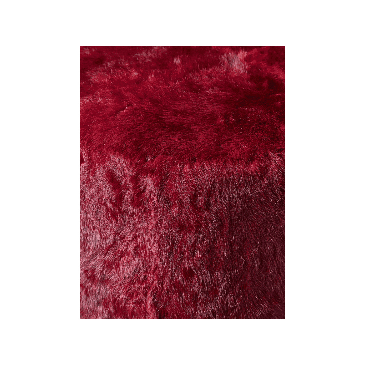 Lune C Fur Stool