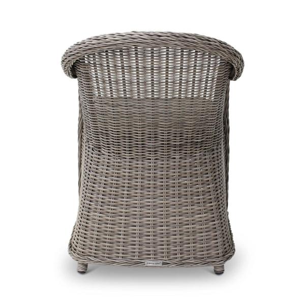 DARWIN armchair sisal grey incl. cushion army