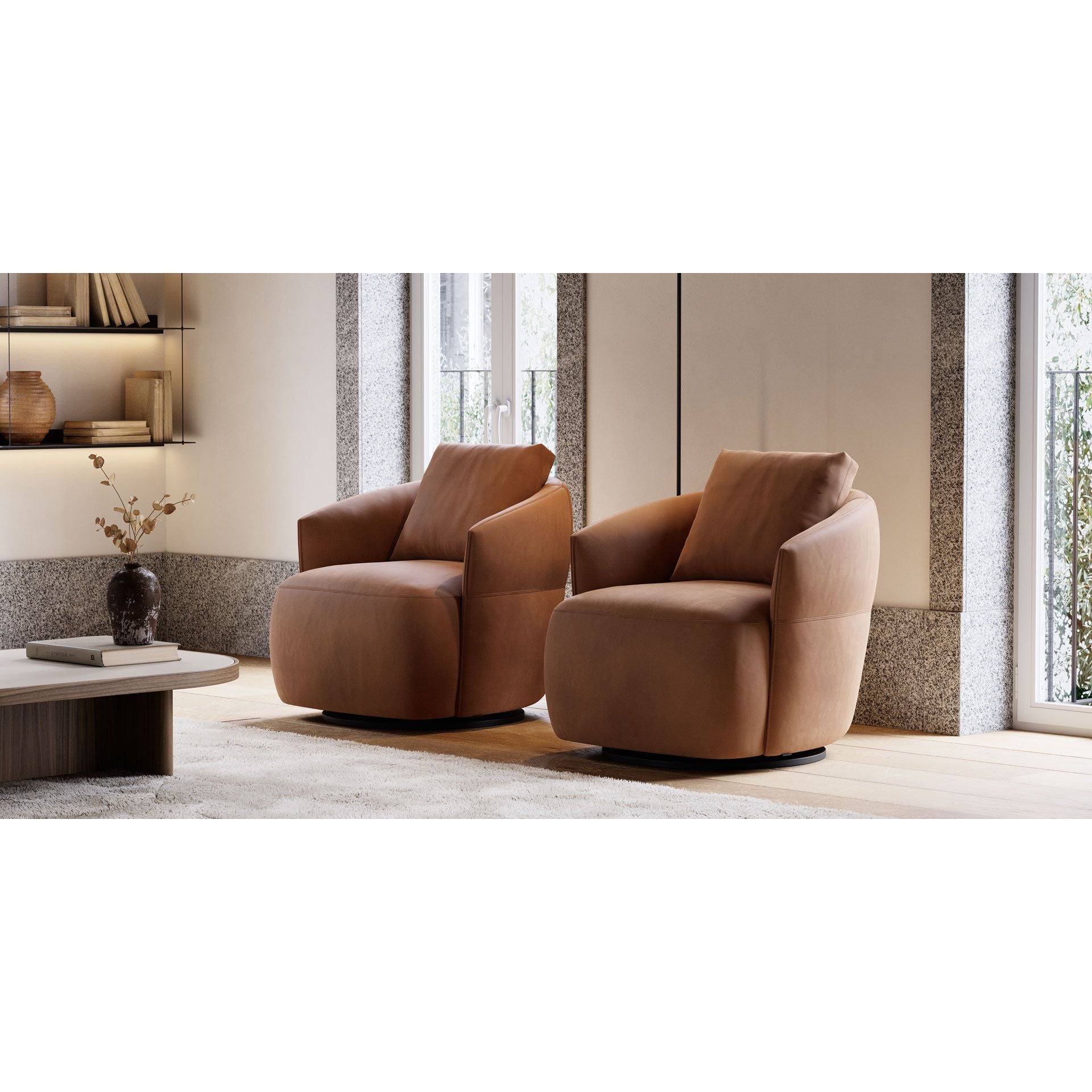 Alice Armchair-Bergen : Stylish and Functional Swivel Seating for Commercial Spaces