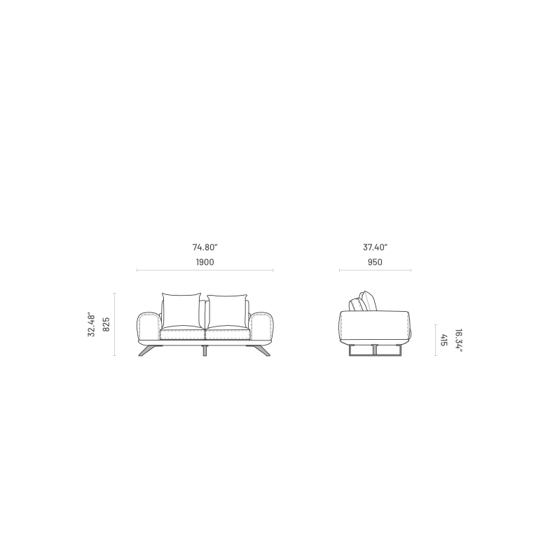 Aniston 3-Seater Sofa: Devon – Modern Elegance and Cozy Comfort for Contemporary Living