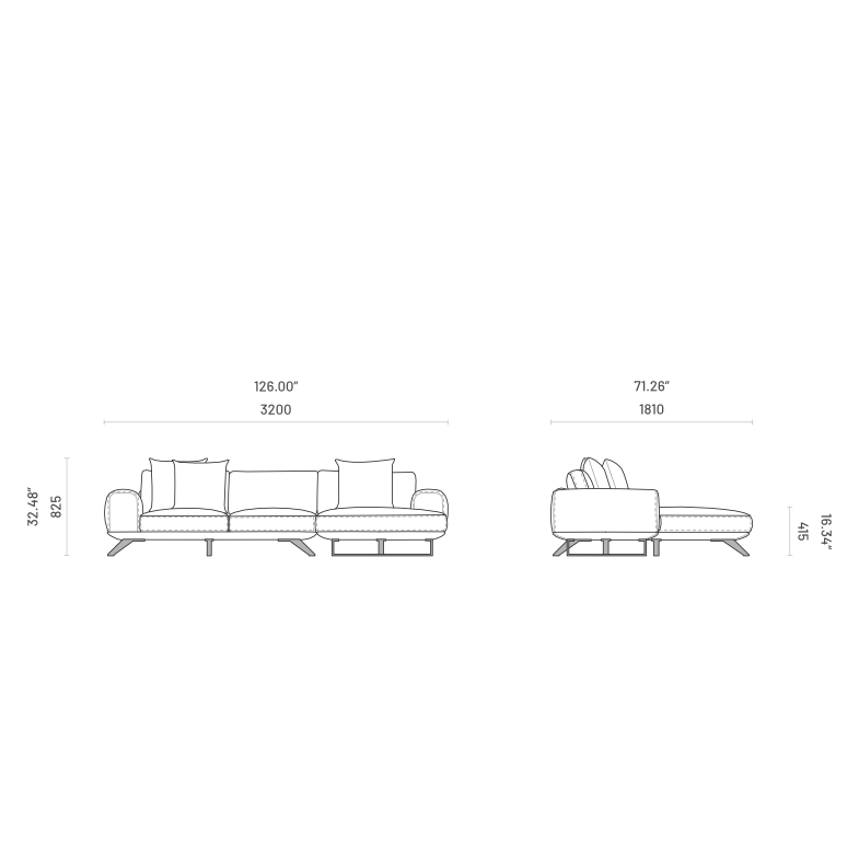 Aniston 3-Seater Sofa: Devon – Modern Elegance and Cozy Comfort for Contemporary Living