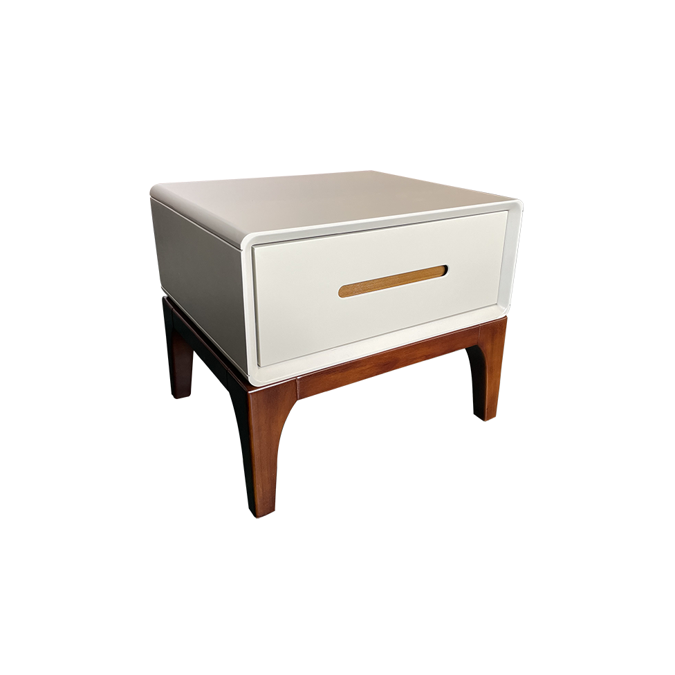 Edda Nightstand – Modern Wooden Nightstand with Spacious Storage for Bedroom