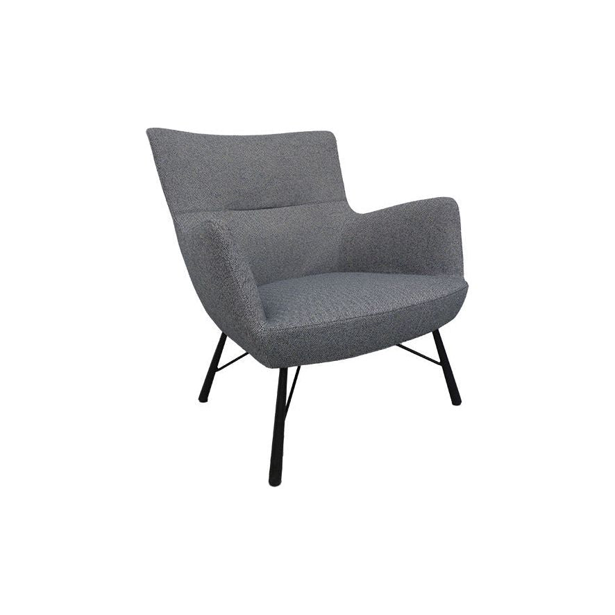 Lawson Herringbone Armchair – Stylish Upholstered Accent Chair with Comfortable Armrests