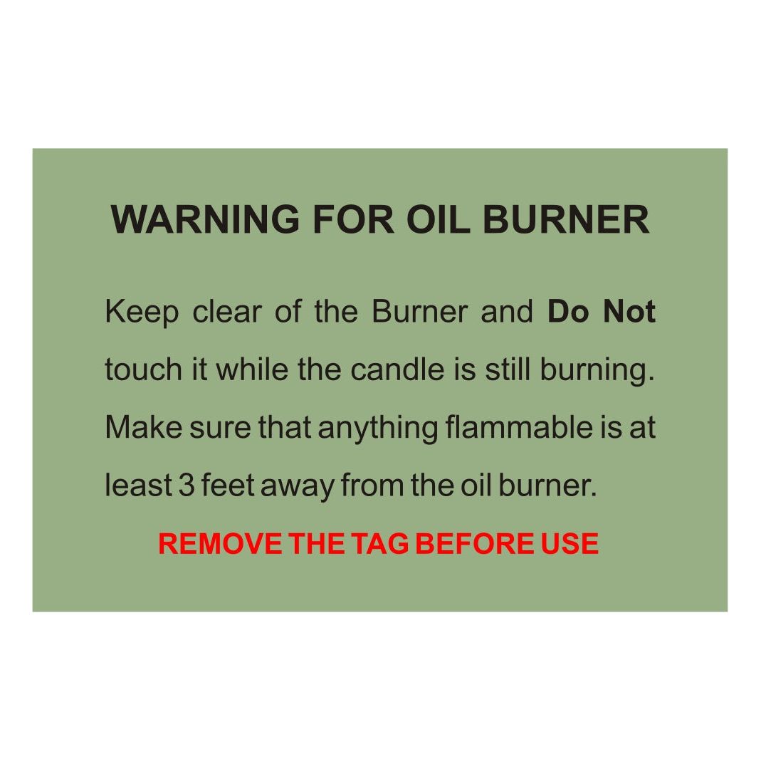Beige Cutout Oil Burner (Summer)