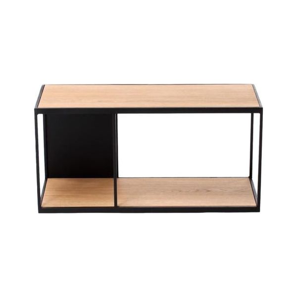 RUBIC wall rack 76x34 naturel