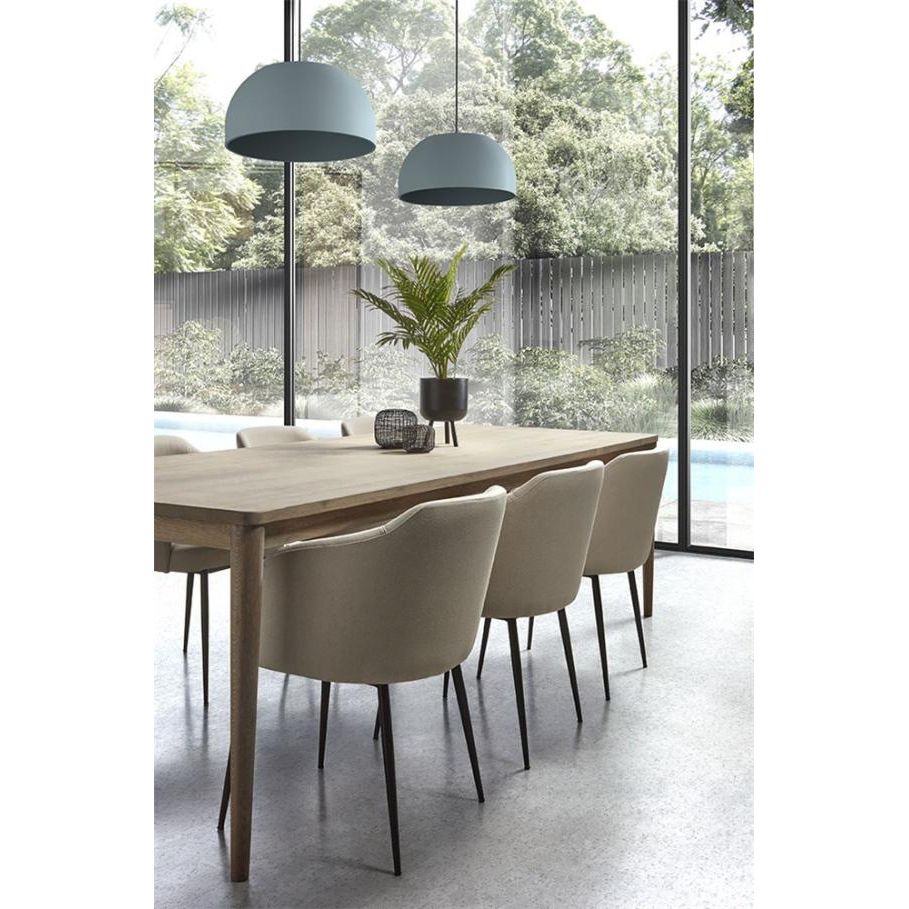 AMOR armchair with black metal legs