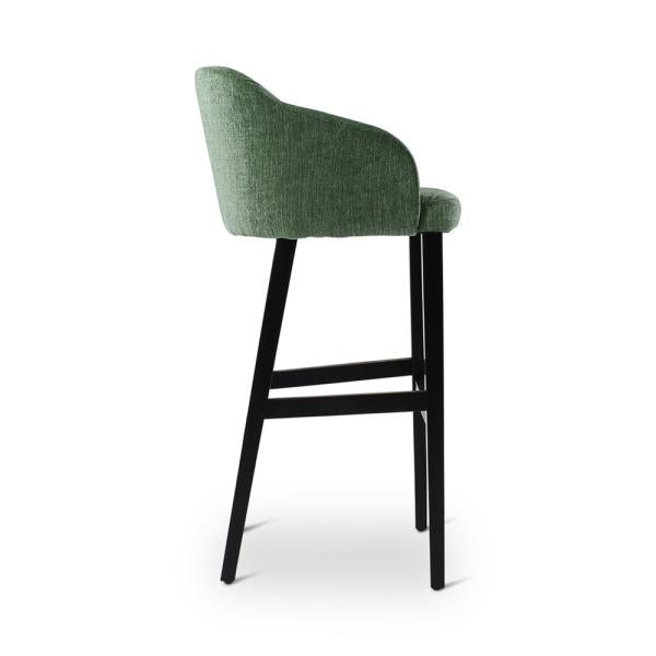 AMOR barchair with square wooden legs