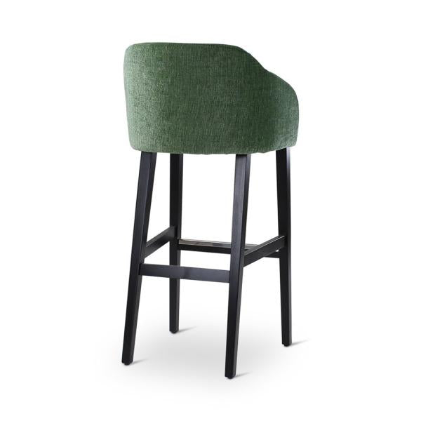 AMOR barchair with square wooden legs