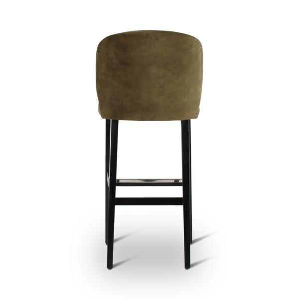 AXL bar chair with square wooden legs