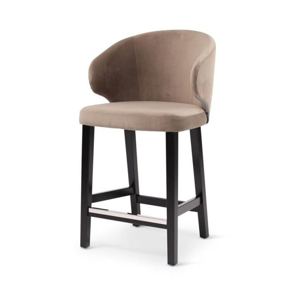 AXL counter chair with square wooden legs