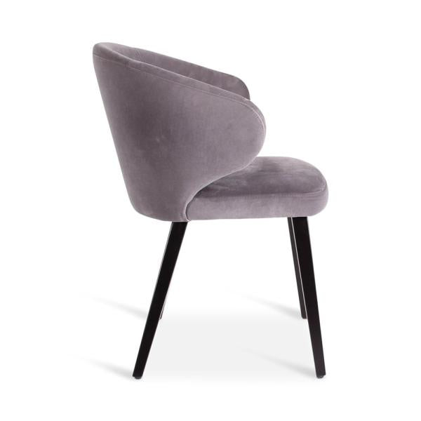 AXL armchair with square wooden legs