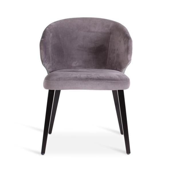 AXL armchair with square wooden legs