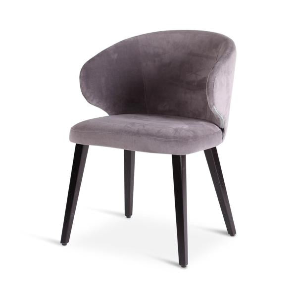 AXL armchair with square wooden legs