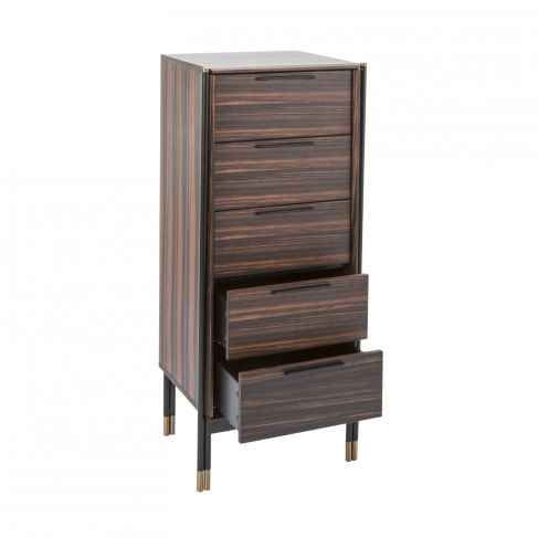 Bali 5 Drawer Narrow Chest: Stylish Storage Solution for Any Room