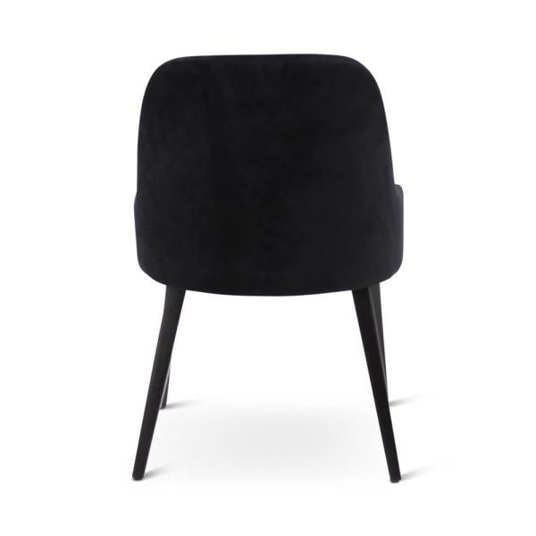 BEN armchair with square wooden legs