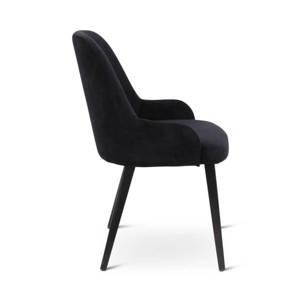 BEN armchair with square wooden legs