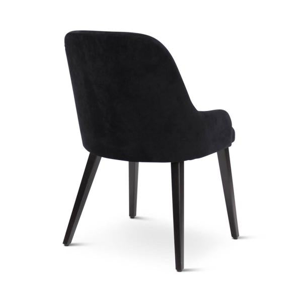 BEN armchair with square wooden legs