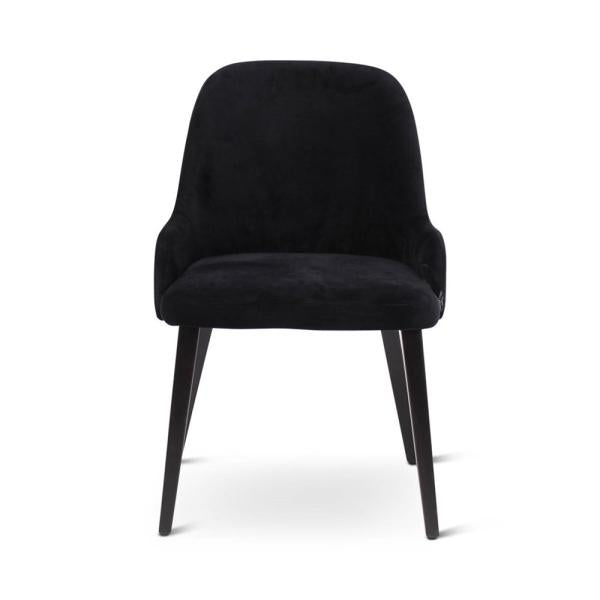 BEN armchair with square wooden legs