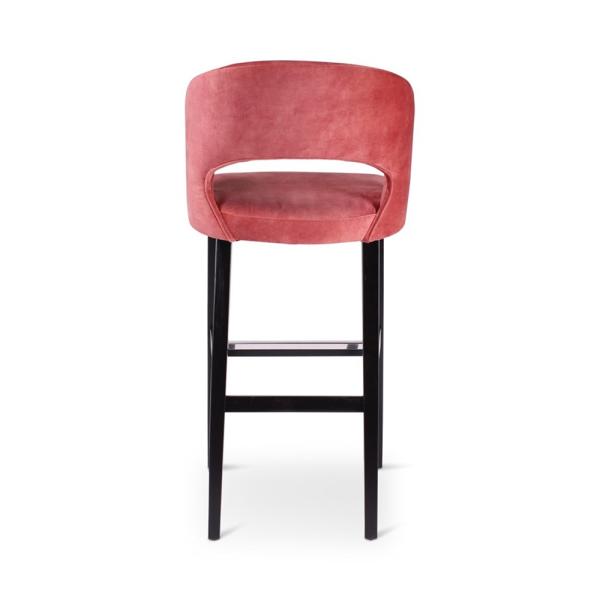 BOB barchair with square wooden legs