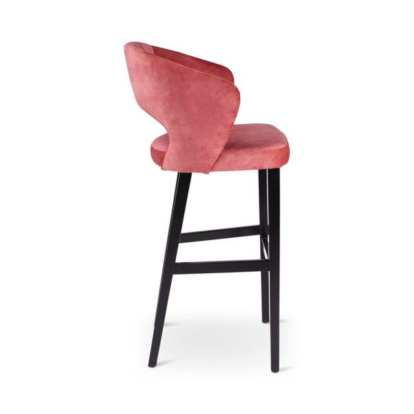 BOB barchair with square wooden legs
