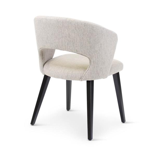 BOB armchair with square wooden legs