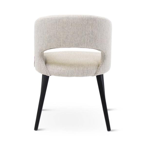 BOB armchair with square wooden legs