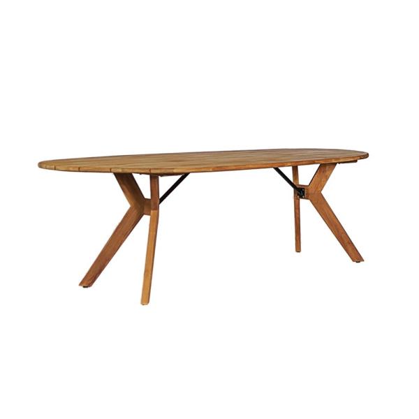 CASTOR table 300 teak naturel