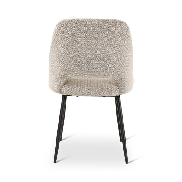 OMIS chair naturel, anthracite metal legs