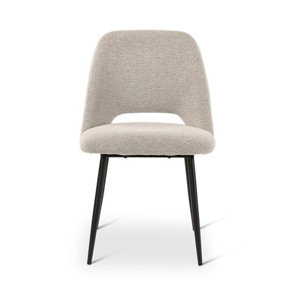 OMIS chair naturel, anthracite metal legs