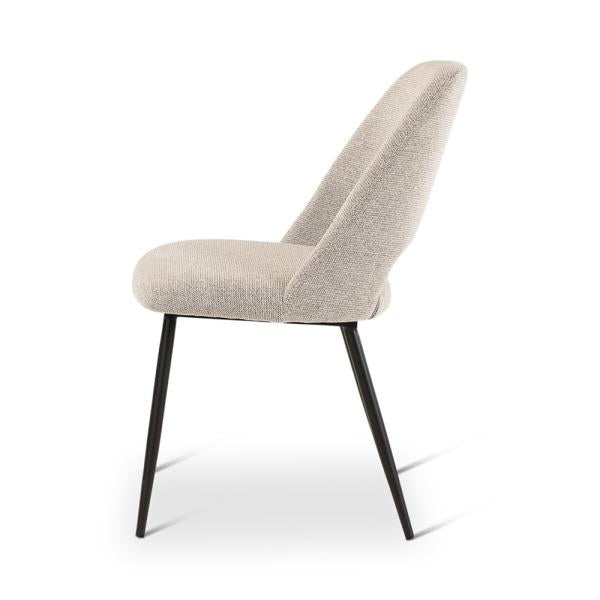 OMIS chair naturel, anthracite metal legs