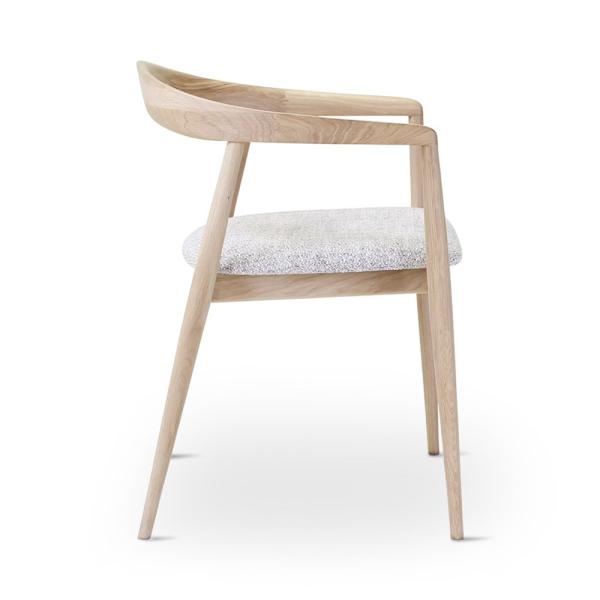 PURA armchair naturel incl cushion bisque