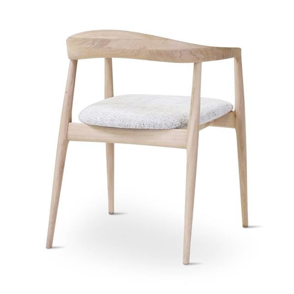 PURA armchair naturel incl cushion bisque
