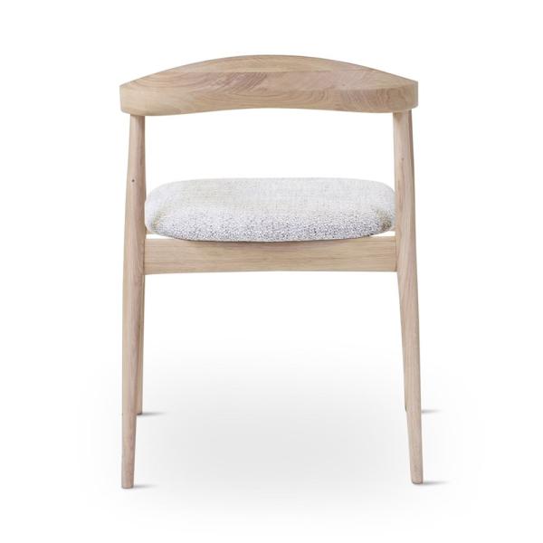 PURA armchair naturel incl cushion bisque