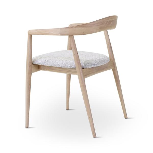 PURA armchair naturel incl cushion bisque