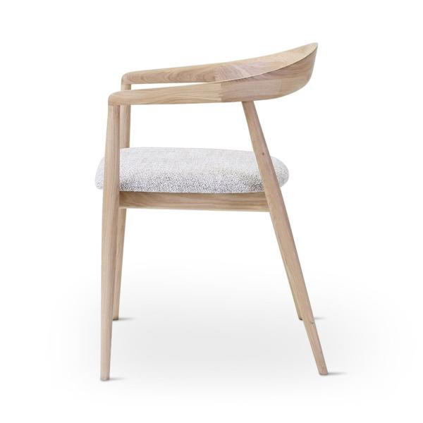 PURA armchair naturel incl cushion bisque