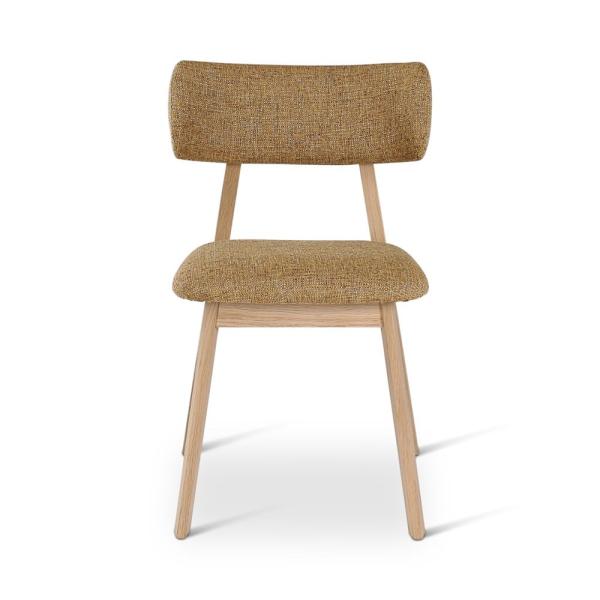 CLEO chair with wooden legs