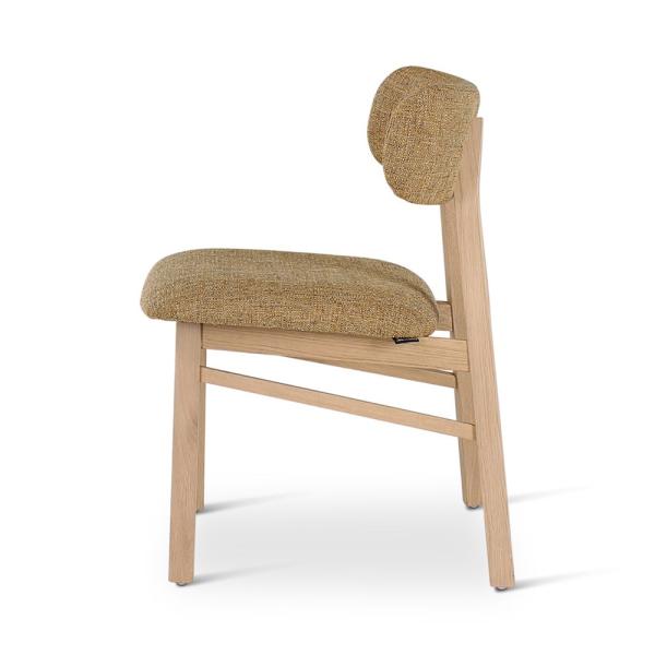 CLEO chair with wooden legs