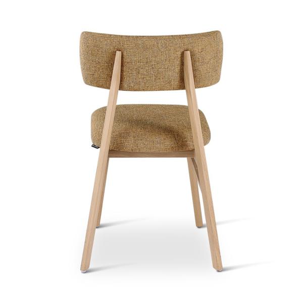 CLEO chair with wooden legs