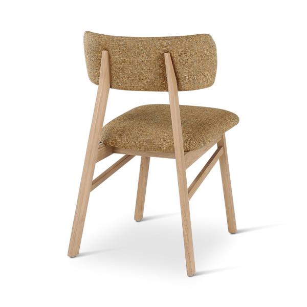 CLEO chair with wooden legs