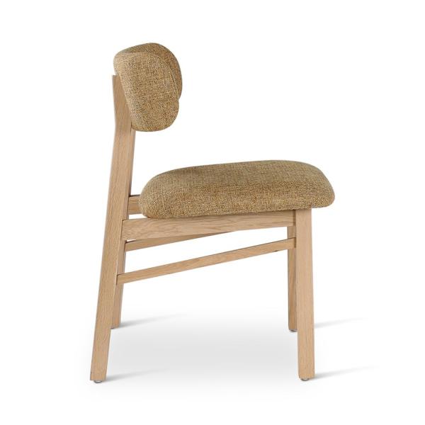 CLEO chair with wooden legs