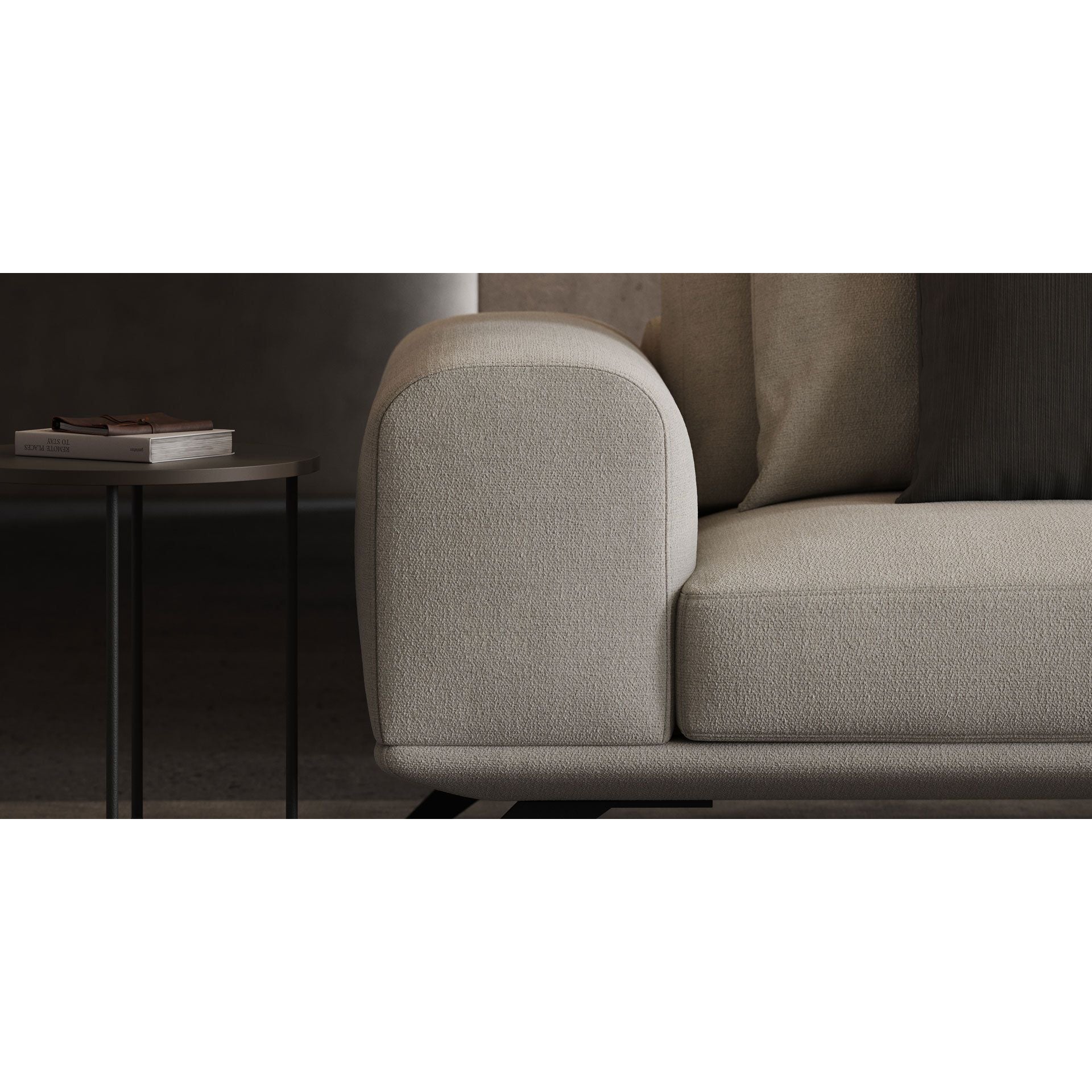 Aniston 3-Seater Sofa: Devon – Modern Elegance and Cozy Comfort for Contemporary Living
