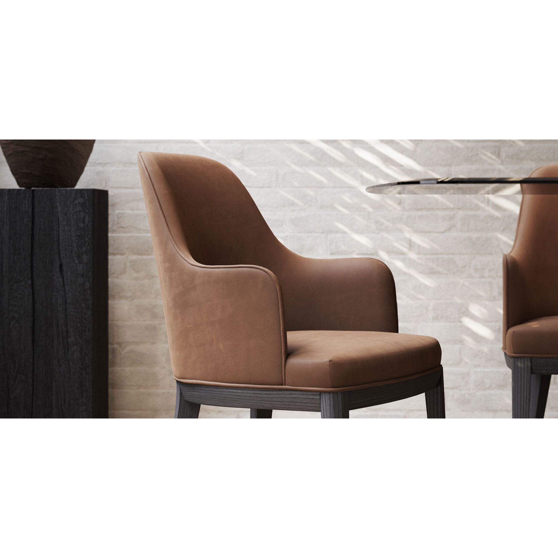 Anna Chair with Metal Sled Base: Aspen – Sleek Design and Contemporary Comfort for Stylish Spaces