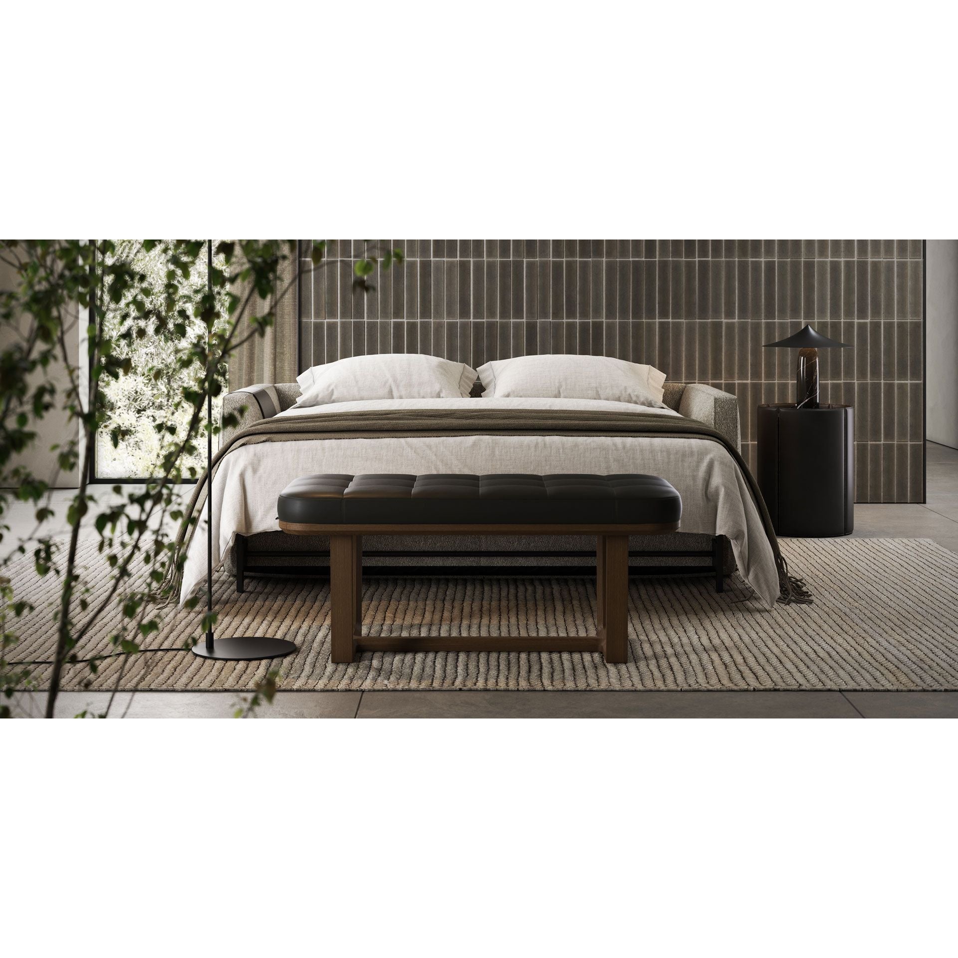 Beaumont Sofa Bed: Aspen – Luxurious Comfort with a Generous 1600x1950 mm Mattress for Elegant Living Spaces