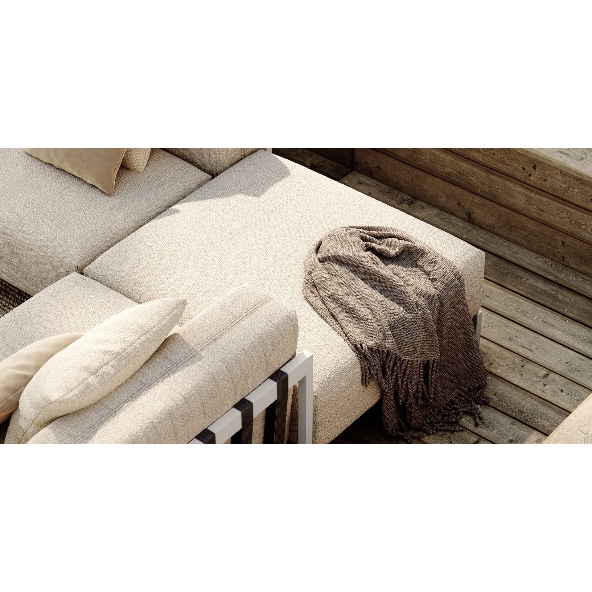 BONDI Pouf Module Tropea – Versatile and Stylish Outdoor Seating