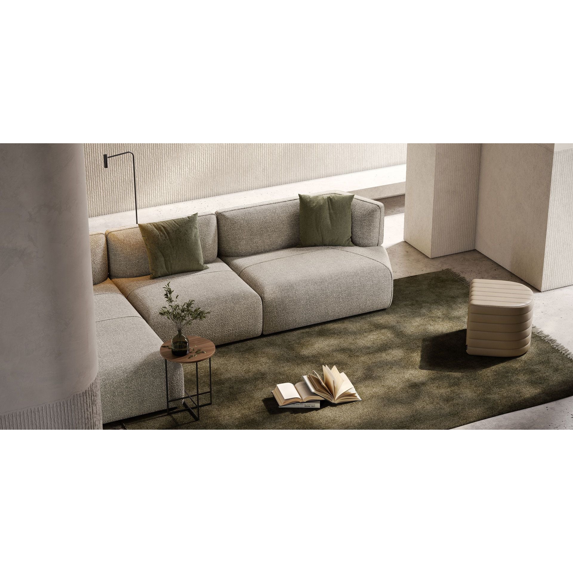 Disruption Pouf Module : Aspen – Modular Elegance and Versatile Comfort for Modern Interiors