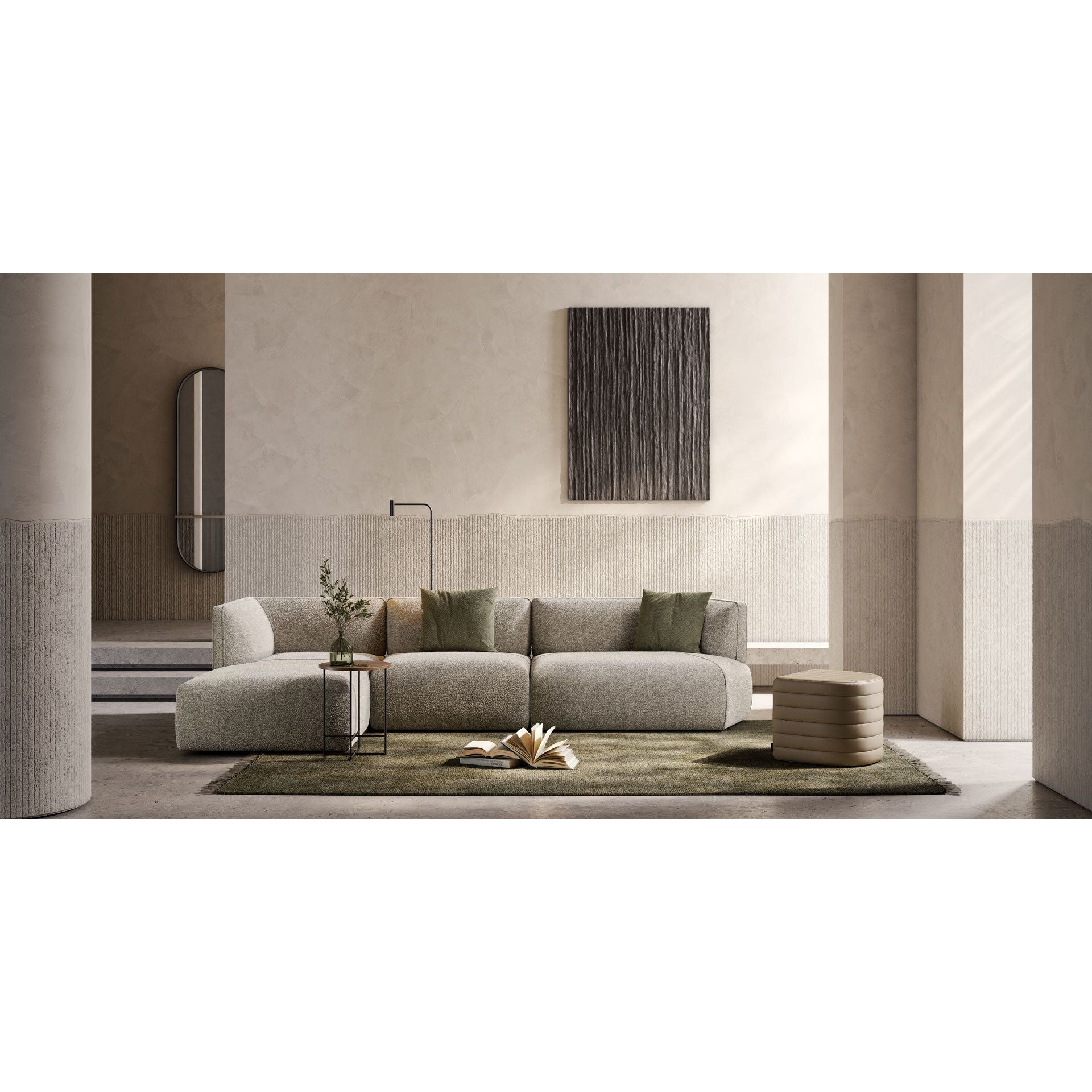 Disruption Pouf Module : Aspen – Modular Elegance and Versatile Comfort for Modern Interiors