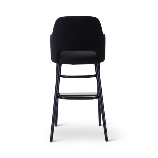 EVA barchair with round wooden legs