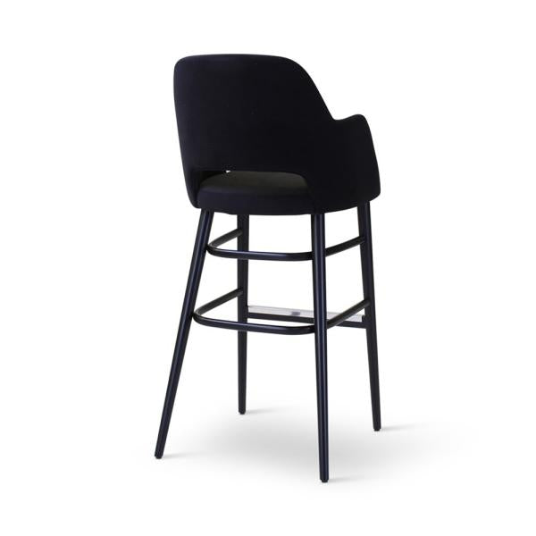 EVA barchair with round wooden legs